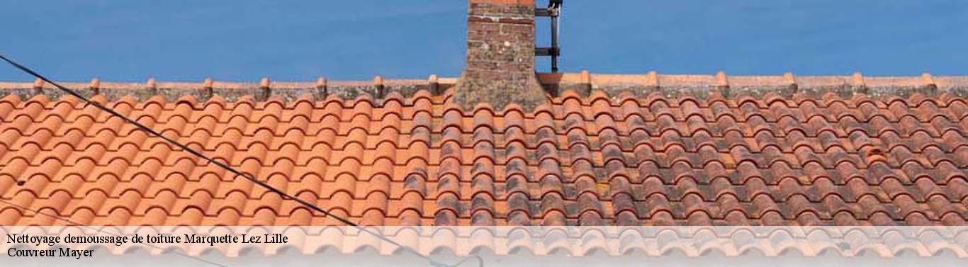 Nettoyage demoussage de toiture marquette-lez-lille-59520 Couvreur Mayer