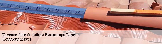 Urgence fuite de toiture  beaucamps-ligny-59134 Couvreur Mayer