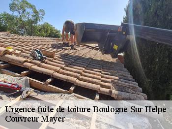 Urgence fuite de toiture